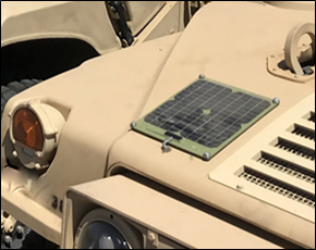 Solar maintainer mounted on vehicle